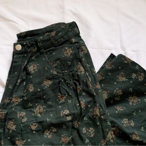 Floral Wide Leg Pants